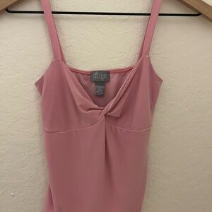 Tilly's Pink Twist Front Camisole